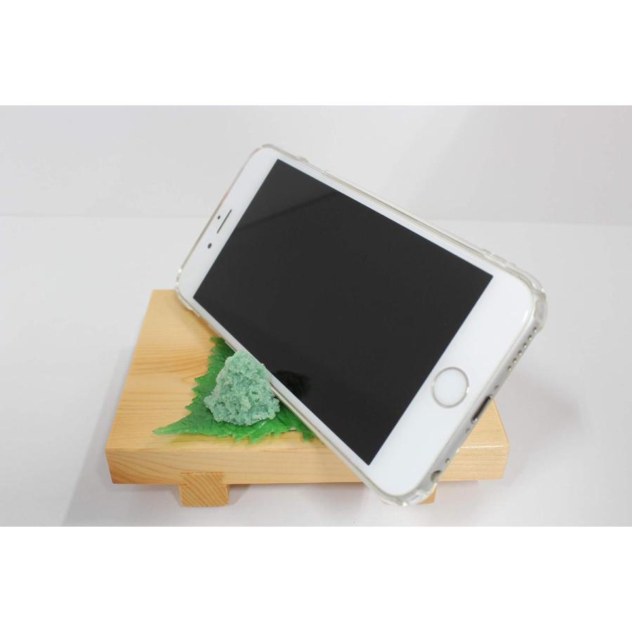 食品サンプル 寿司下駄仕様 スマホスタンド スマートフォンスタンド