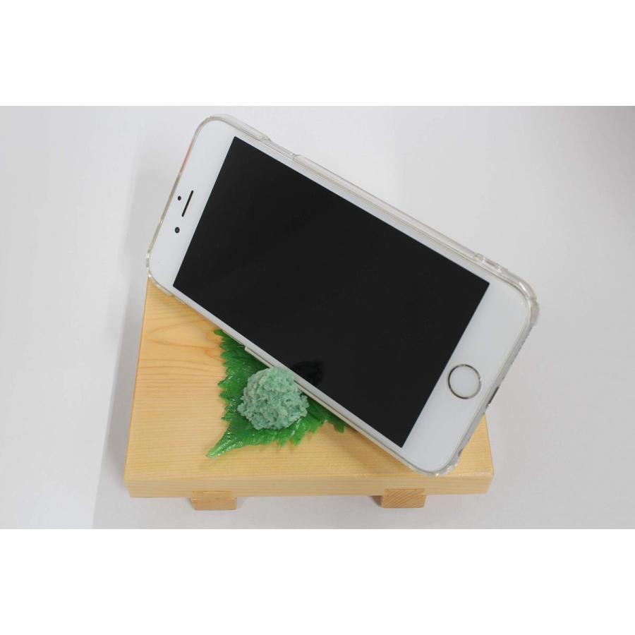 食品サンプル 寿司下駄仕様 スマホスタンド スマートフォンスタンド スマホ (お造りサーモン) |  | 01