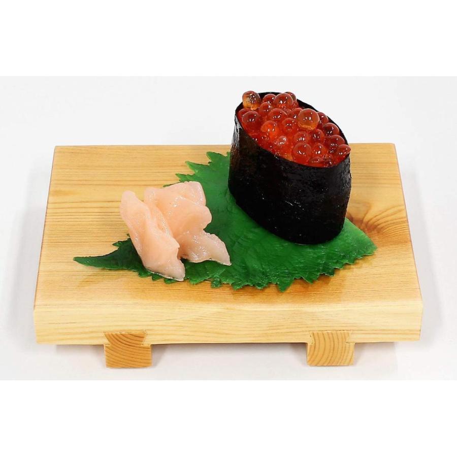 食品サンプル 寿司下駄仕様 スマホスタンド スマートフォンスタンド タブレットスタンド (寿司イクラ) | 