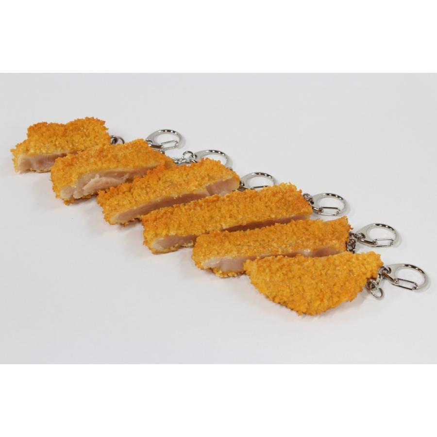 実物大 「勝つカツ勝つ」トンカツキーホルダー 6切れセット 食品