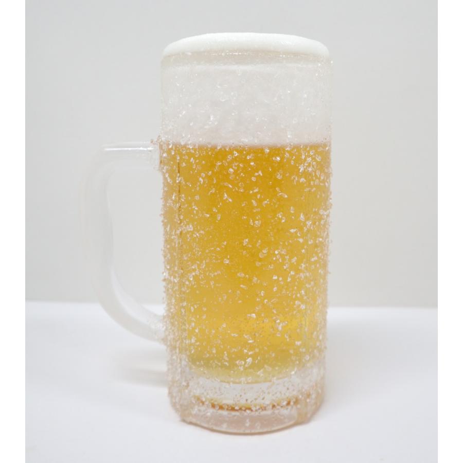 食品サンプル　ビールジョッキ 食品サンプル ひんやり凍結ジョッキビール 生中 インテリア
