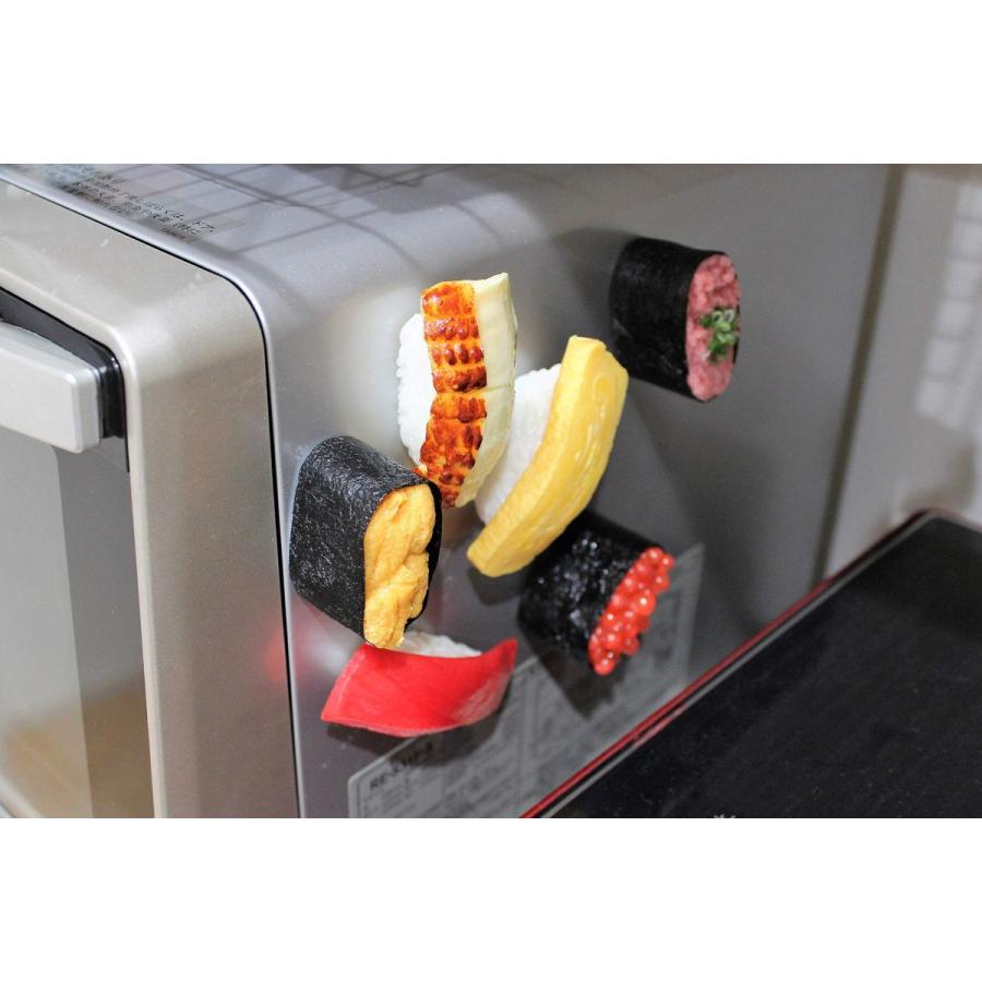 食品サンプル 寿司マグネット 雑貨 小物 お土産 (マグロ) : 食品さん