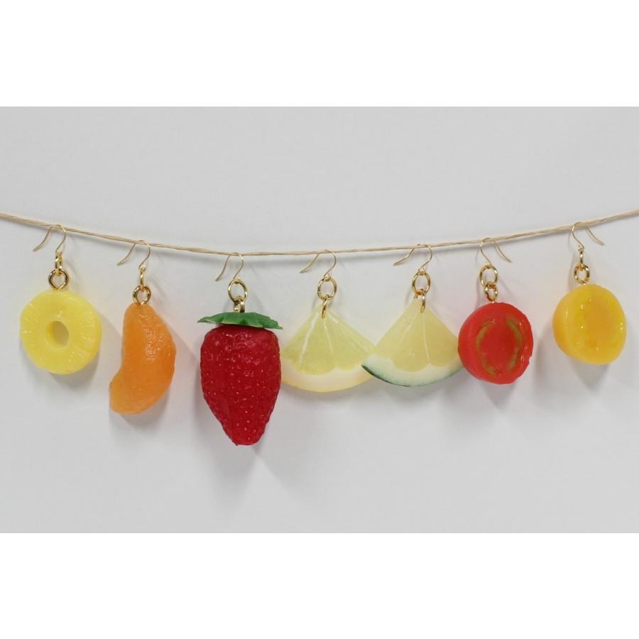 食品サンプル　ピアス(ゴールド）　レモン輪切り |  | 03