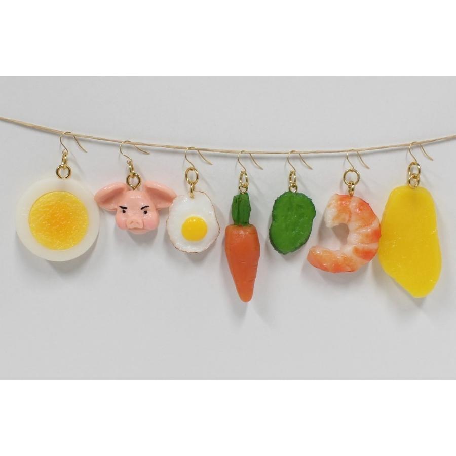 食品サンプル　イヤリング(ゴールド）　レモン（くし切り） |  | 05