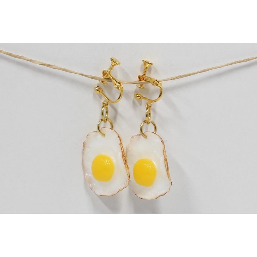 食品サンプル　ピアス(ゴールド）　目玉焼き |  | 14