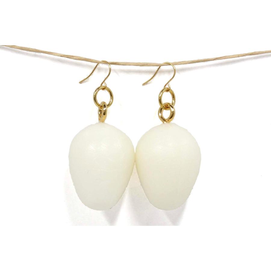 ピアス（ゴールド）　食品サンプル 　うずらたまご　うずら卵 | 