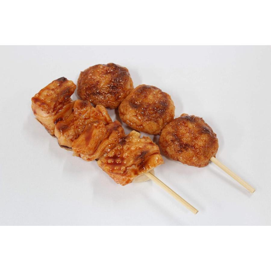 食品サンプル 焼き鳥 モモ肉つくねタレセット 販促 インテリア ディスプレイ | 