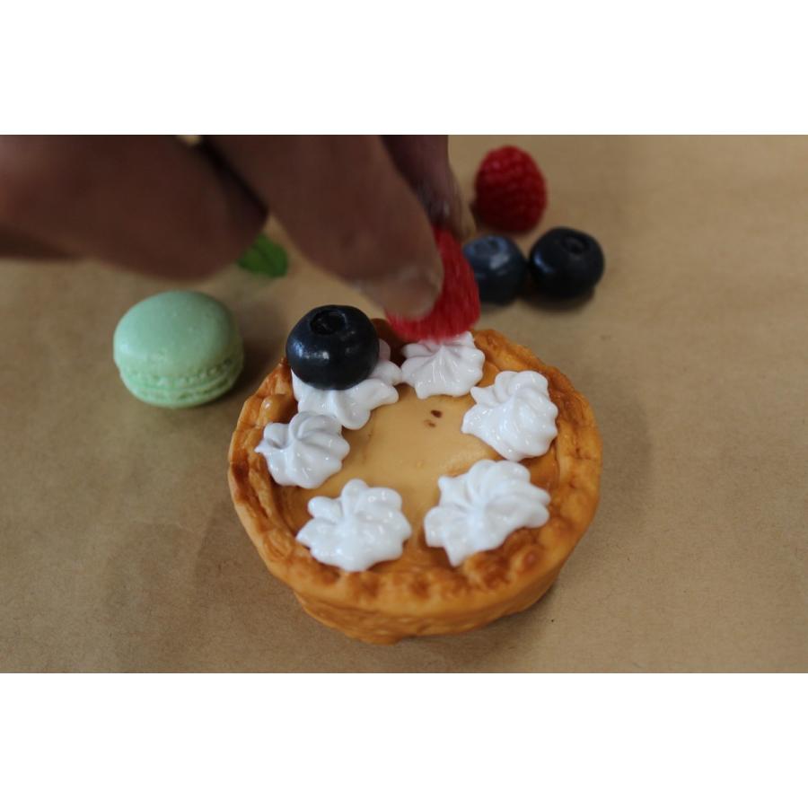 食品サンプル　ホイップを絞るだけのかんたん工作キット　タルト　夏休み　自作　工作　手作り (マカロンベリーベリー) |  | 02