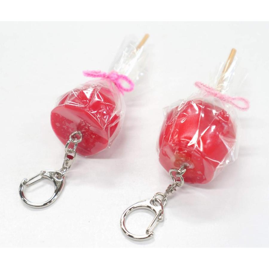 食品サンプル キーホルダー 雑貨 お土産 (りんご飴) |  | 03