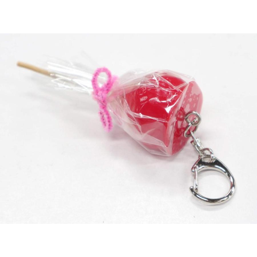 食品サンプル キーホルダー 雑貨 お土産 (いちご飴) |  | 01
