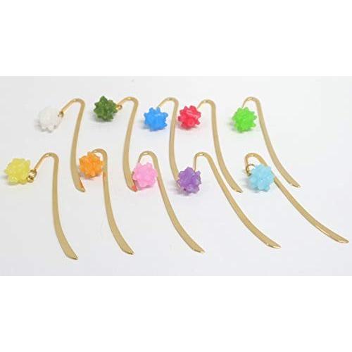 しおり ブックマーク 読書 本 (金平糖) 青色 小 |  | 02