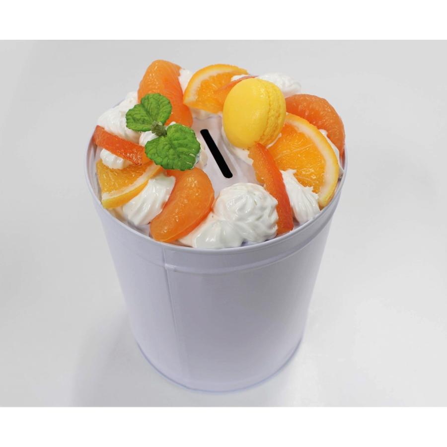 食品サンプル　貯金箱の工作キット（貯金箱ナシ）　夏休み　自作　工作　手作り　子供 (オレンジ) |  | 01