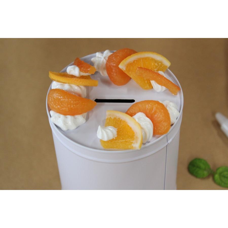 食品サンプル　貯金箱の工作キット（貯金箱ナシ）　夏休み　自作　工作　手作り　子供 (オレンジ) |  | 05