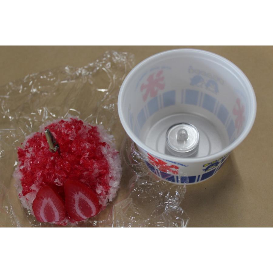 食品サンプル　光るかき氷LED工作キット　夏休み　工作キット　工作　手作り　子供　かき氷　 (イチゴカップLED) |  | 03