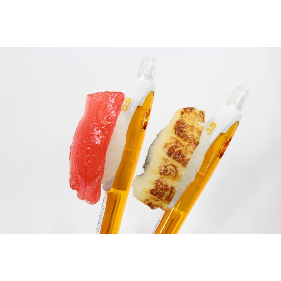 食品サンプル 寿司ペン2本セット (シャーペンまぐろ・シャーペン穴子） | 