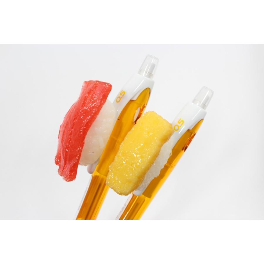 食品サンプル 寿司ペン2本セット (シャーペンまぐろ・シャーペンたまご) | 