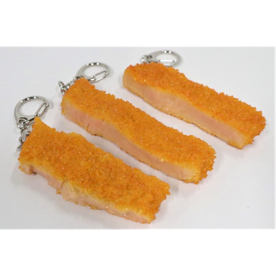実物大　「勝つカツ勝つ」トンカツキーホルダー　間3切れセット(3号4号5号)　食品サンプル　必勝祈願　合格祈願　プレゼント |  | 02
