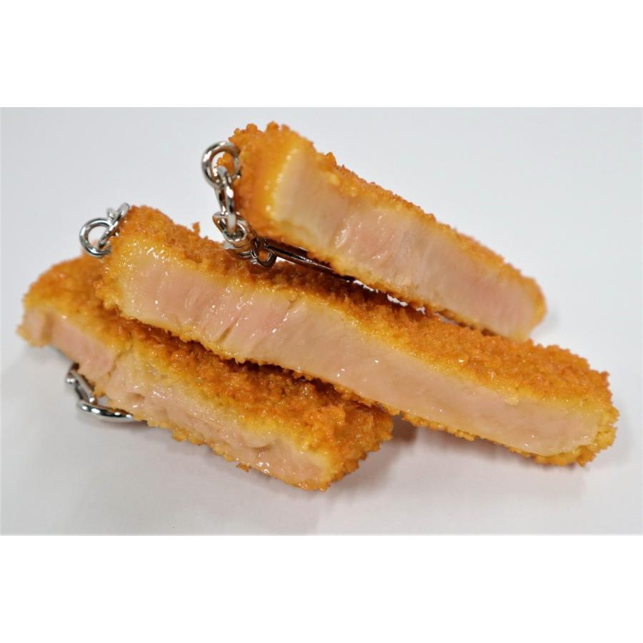実物大　「勝つカツ勝つ」トンカツキーホルダー　間3切れセット(3号4号5号)　食品サンプル　必勝祈願　合格祈願　プレゼント |  | 03