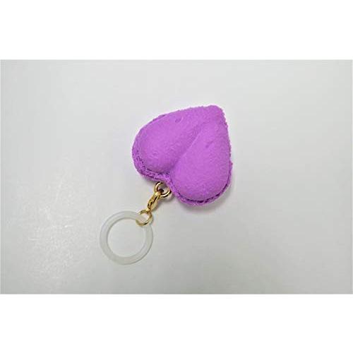 食品サンプル アンブレラマーカー マカロン　ハート 紫色 | 