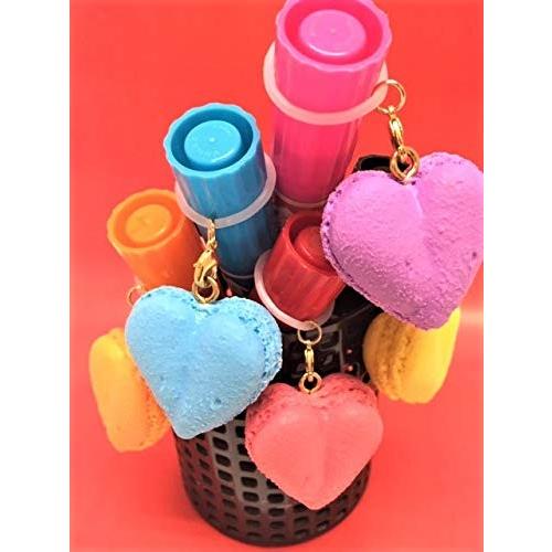 食品サンプル アンブレラマーカー マカロン　ハート 紫色 |  | 03