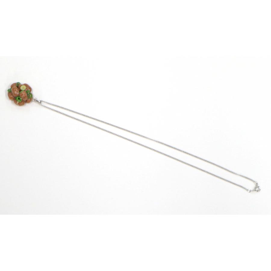 食品サンプル つぶつぶシリーズ ネックレス シルバー（納豆） |  | 03