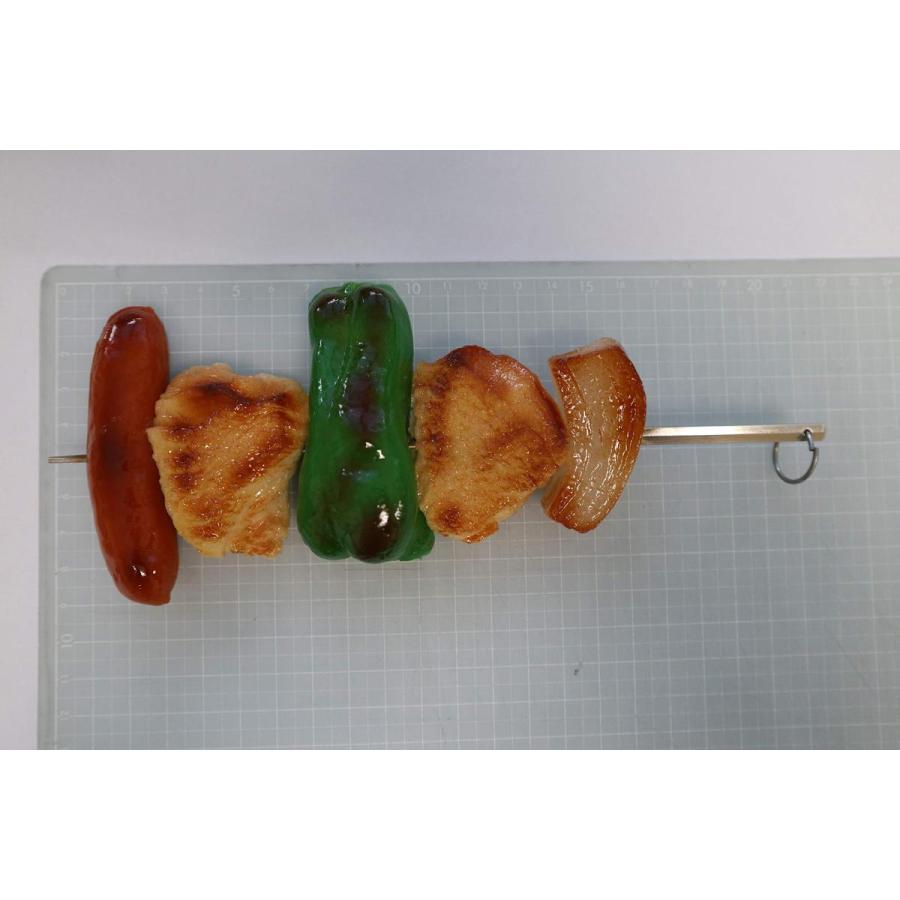 食品サンプル バーベキューセット (鶏肉串1本セット) |  | 06