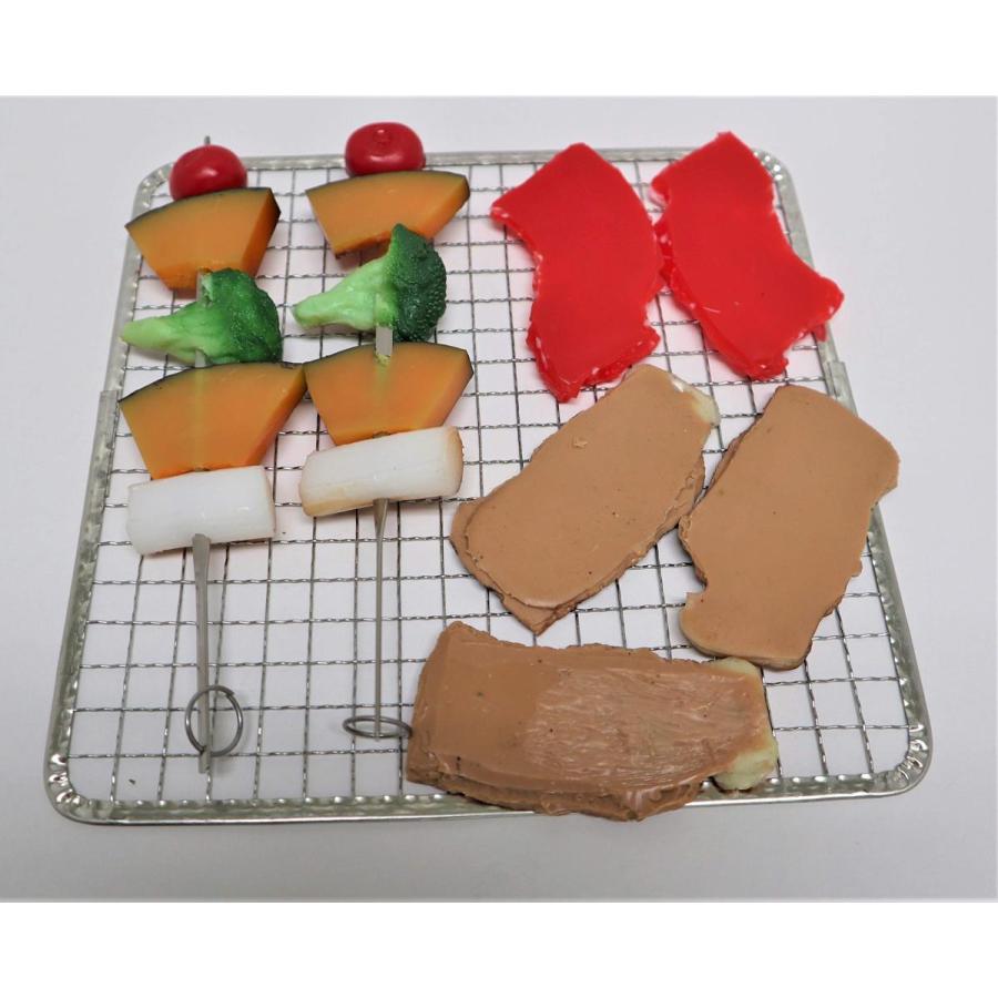 食品サンプル バーベキューセット (野菜串2本セット) |  | 01