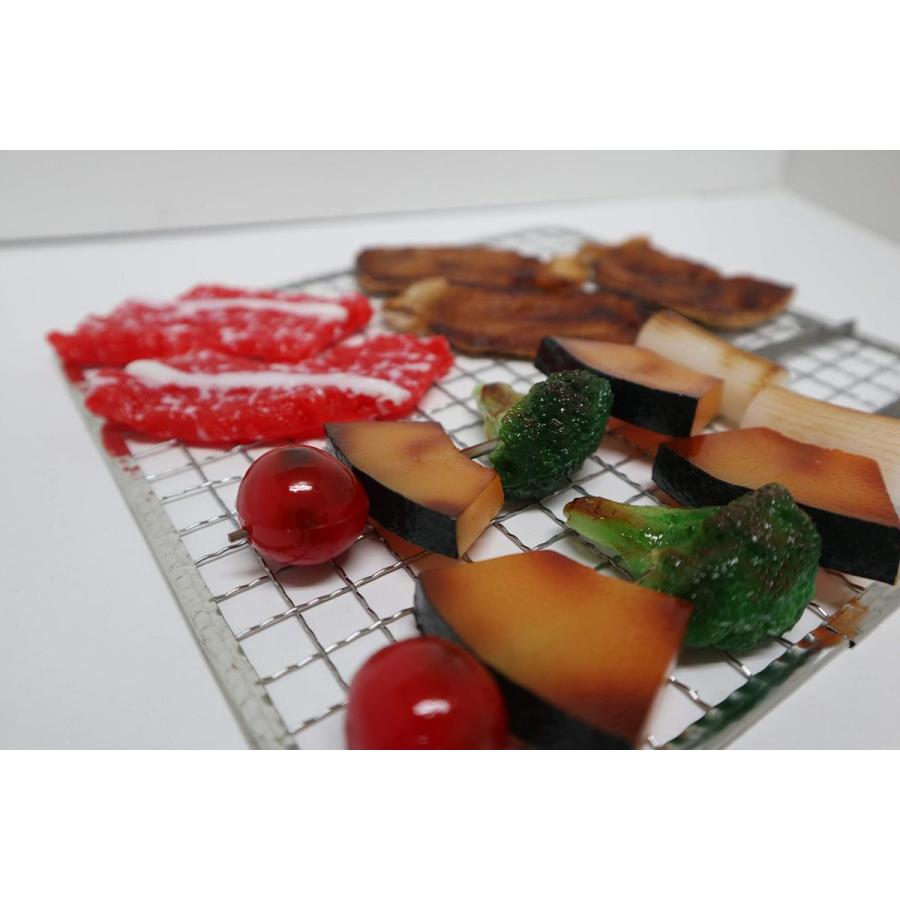 食品サンプル バーベキューセット (野菜串2本セット) |  | 06