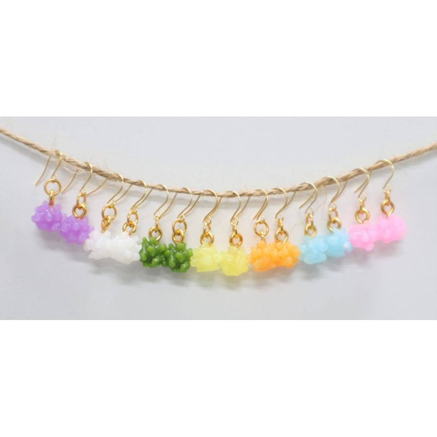 金平糖（ピンク色） ピアス(ゴールド） 食品サンプル |  | 01