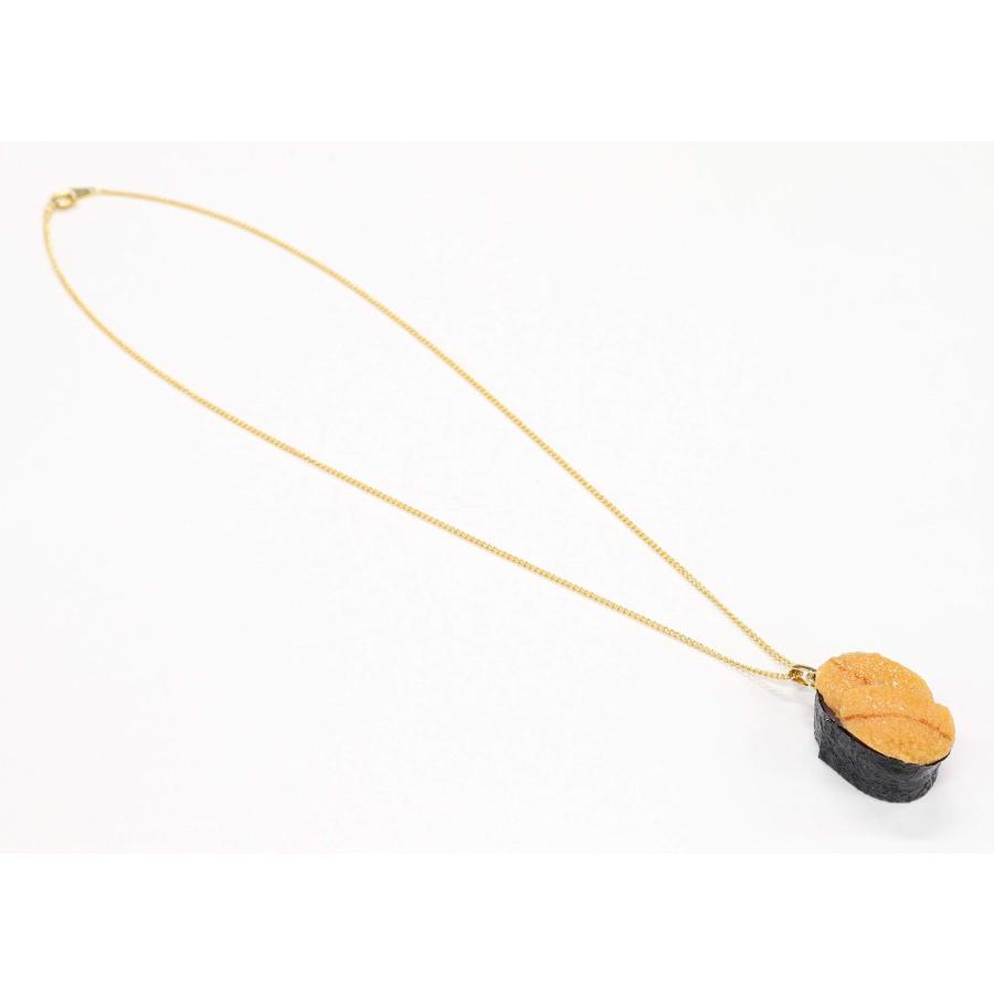 ネックレス（ゴールド） 食品サンプル ミニチュア寿司（うに） |  | 01