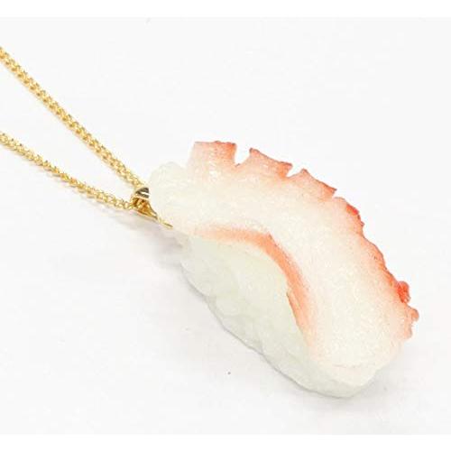 ネックレス（ゴールド） 食品サンプル ミニチュア寿司（たこ） | 