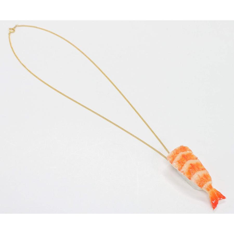 ネックレス（ゴールド） 食品サンプル ミニチュア寿司（海老） |  | 01