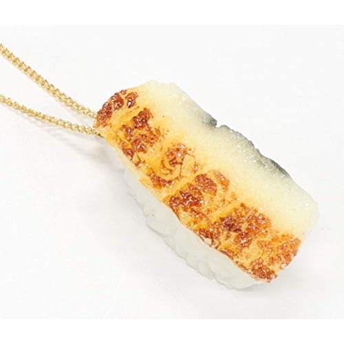 ネックレス（ゴールド） 食品サンプル ミニチュア寿司（穴子） | 