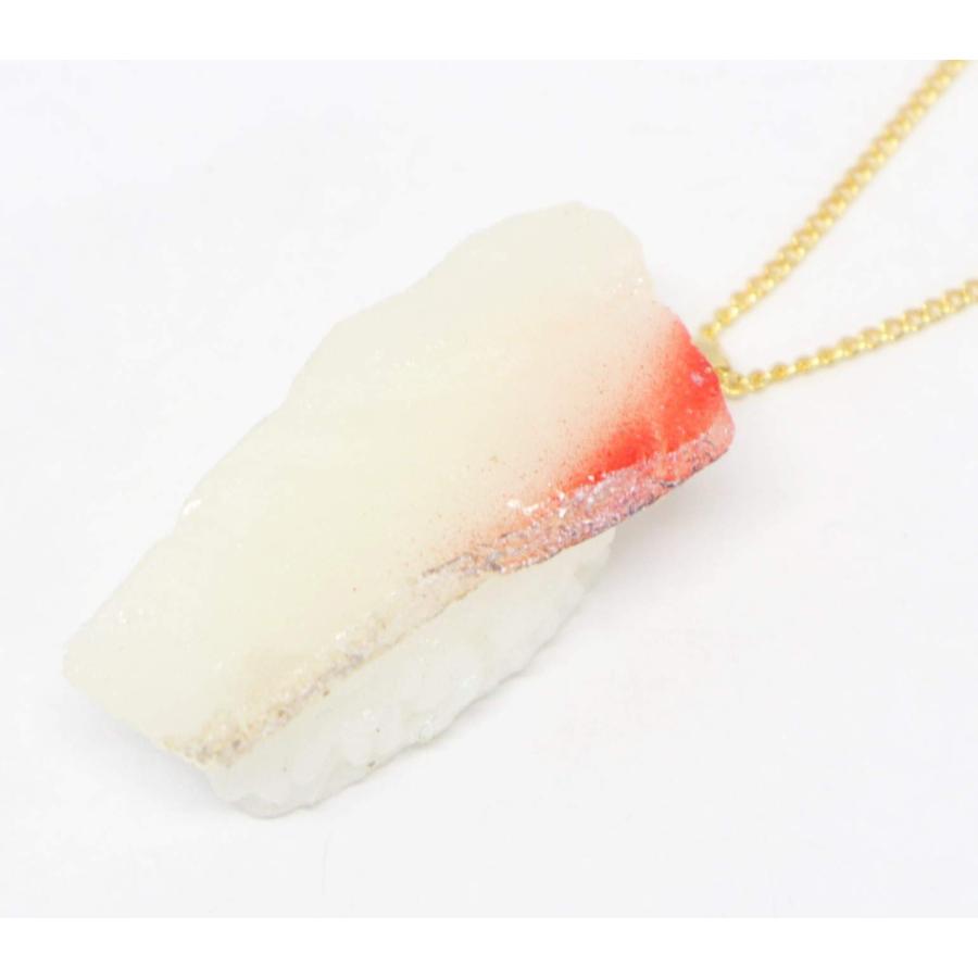 ネックレス（ゴールド） 食品サンプル ミニチュア寿司（はまち） | 