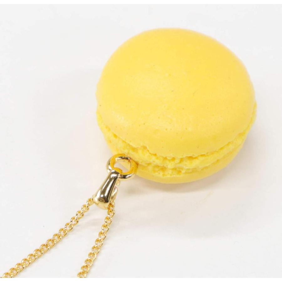 食品サンプル ネックレス（ゴールド） マカロン（イエロー） |  | 01