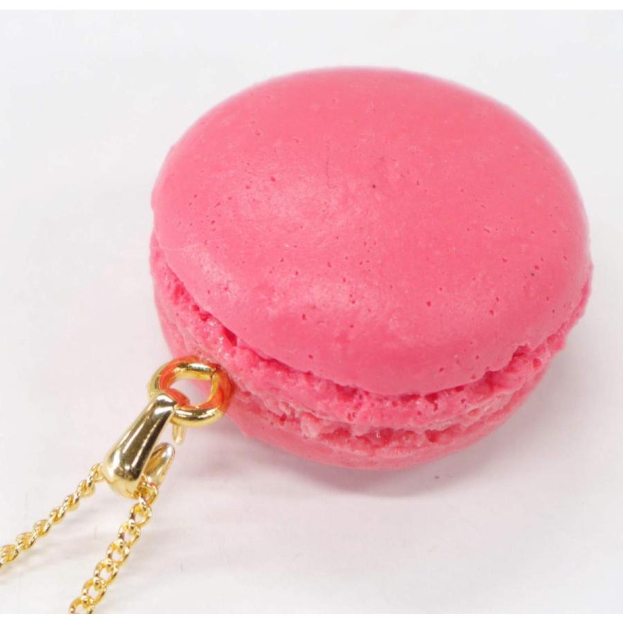 食品サンプル ネックレス（ゴールド） マカロン（ピンク） |  | 01