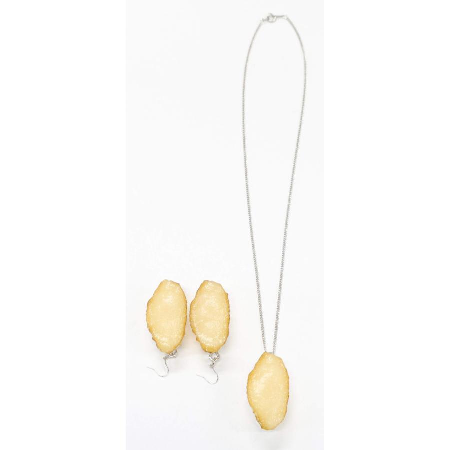 食品サンプル ネックレス・ピアスセット（シルバー） ミニチュア寿司（あわび） |  | 01