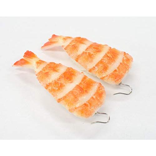食品サンプル ネックレス・ピアスセット（シルバー） ミニチュア寿司（海老） |  | 02