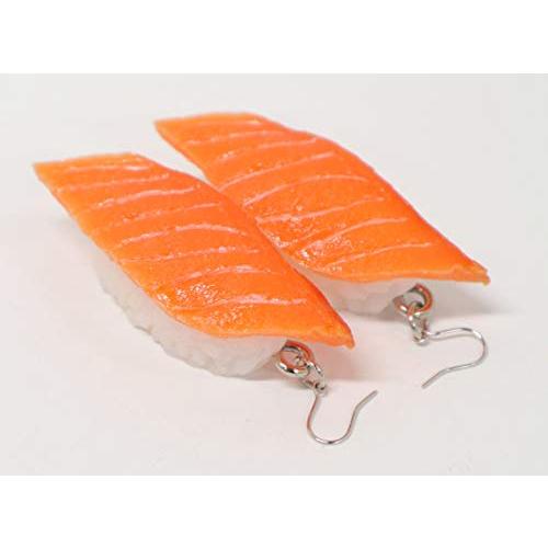 食品サンプル ネックレス・ピアスセット（シルバー） ミニチュア寿司（サーモン） |  | 02