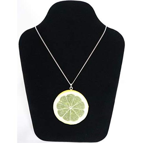 ネックレス(シルバー）　 レモン（輪切り）  食品サンプル |  | 01