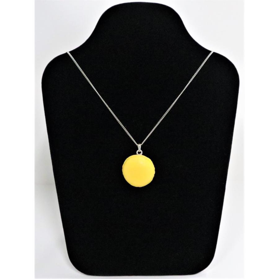 ネックレス(シルバー） マカロン　イエロー　食品サンプル　 |  | 01