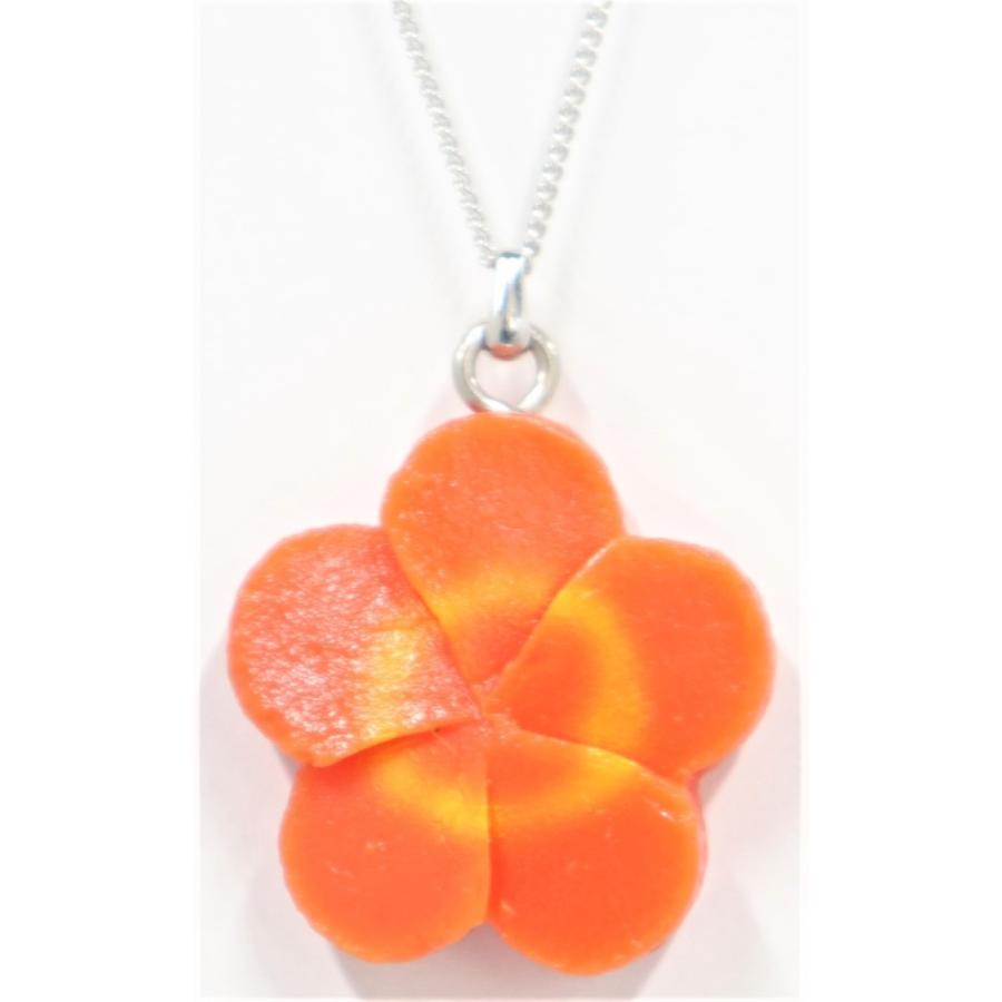 ネックレス(シルバー）  梅人参　食品サンプル　 | 