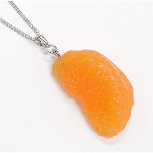 ネックレス（シルバー） 食品サンプル みかん | 