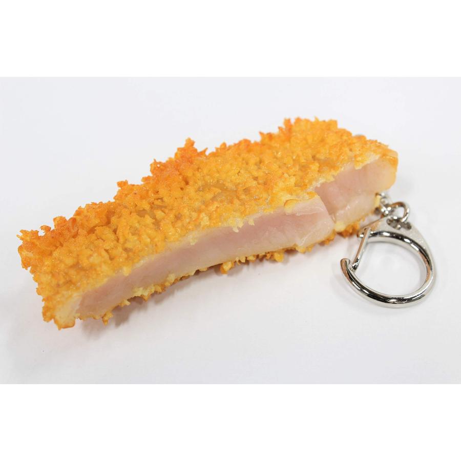 食品サンプル 10切れセット 勝つカツ勝つトンカツキーホルダー 10人