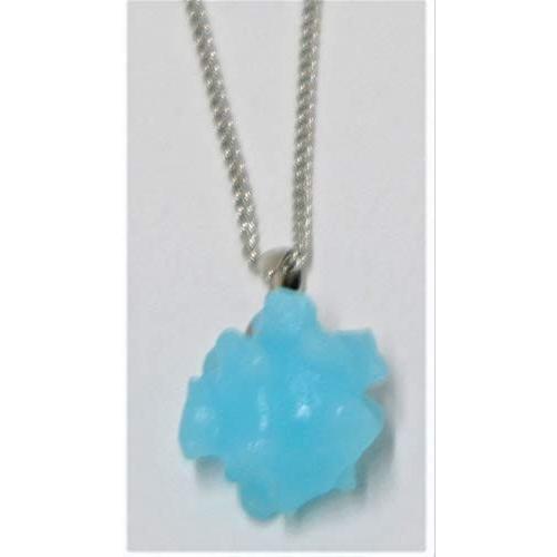 ネックレス(シルバー） 金平糖大サイズ (水色) | 