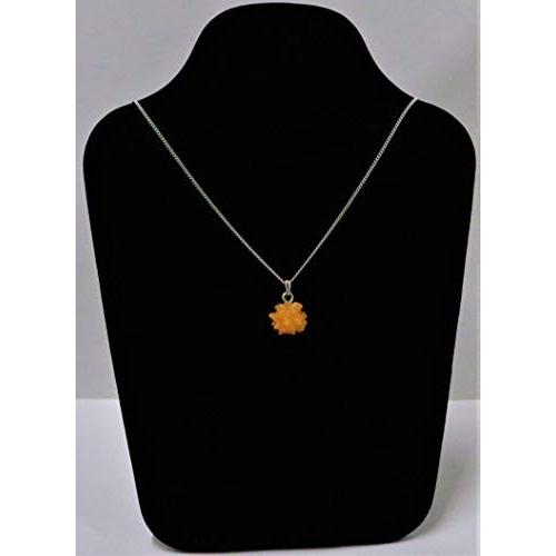 ネックレス(シルバー） 金平糖大サイズ (オレンジ色) |  | 01