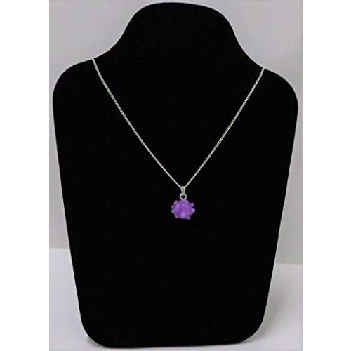 ネックレス(シルバー） 金平糖大サイズ (紫色) |  | 01