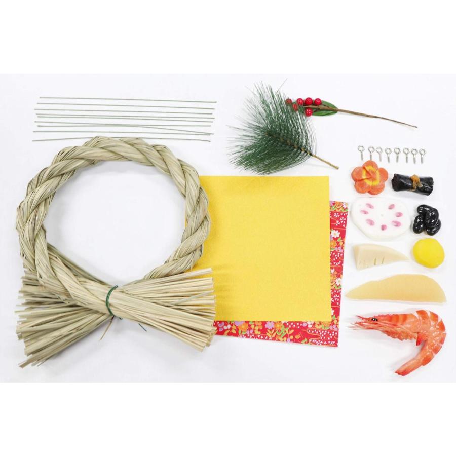 しめ縄工作キット（おせち料理の具）　手作り　注連縄　縁起物　贈り物　プレゼント | 