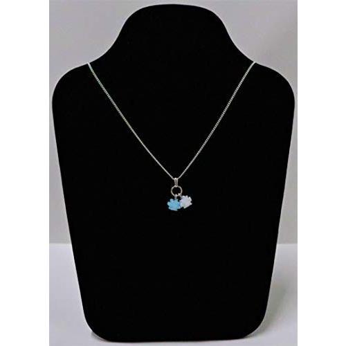 ネックレス(シルバー） 金平糖小サイズ (水色・白色) |  | 01