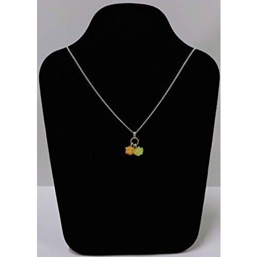 ネックレス(シルバー） 金平糖小サイズ (オレンジ色・黄色) |  | 01